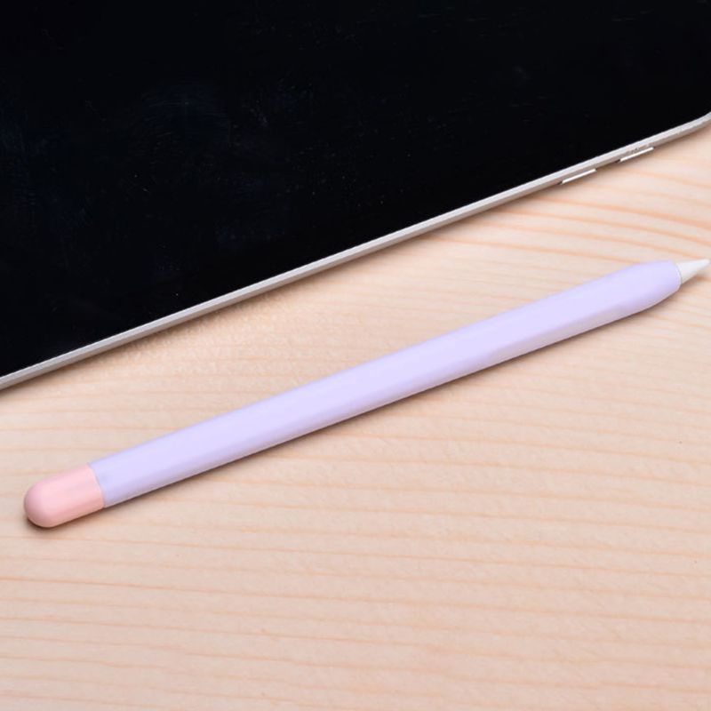 Til æble blyant 2 kasse silikondæksel universel farverig til -ipad blyant 2 kasse  b95c