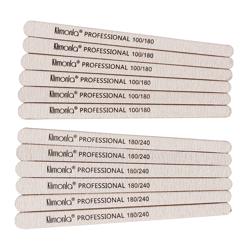 200 Uds lima de uñas gris lavable 100/180/240 limas de madera pulidoras de uñas herramientas DE CUIDADO DE MANICURA