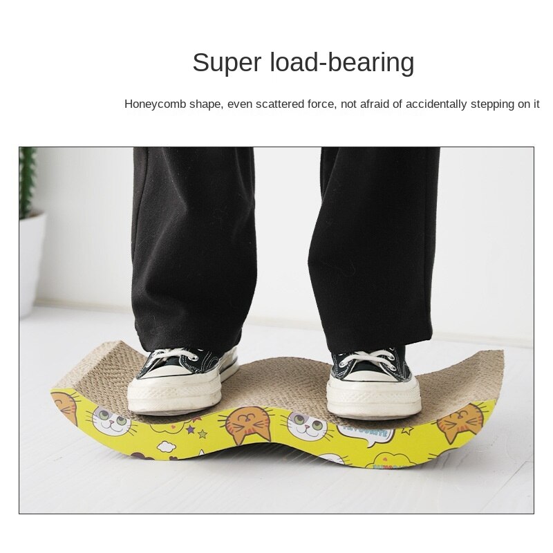 Cat Scraper Wearable Toy Cat Scratcher Cardboard Scraper for Cats Katten Scratch Board Scratching Post Claw Grinder Pet Products