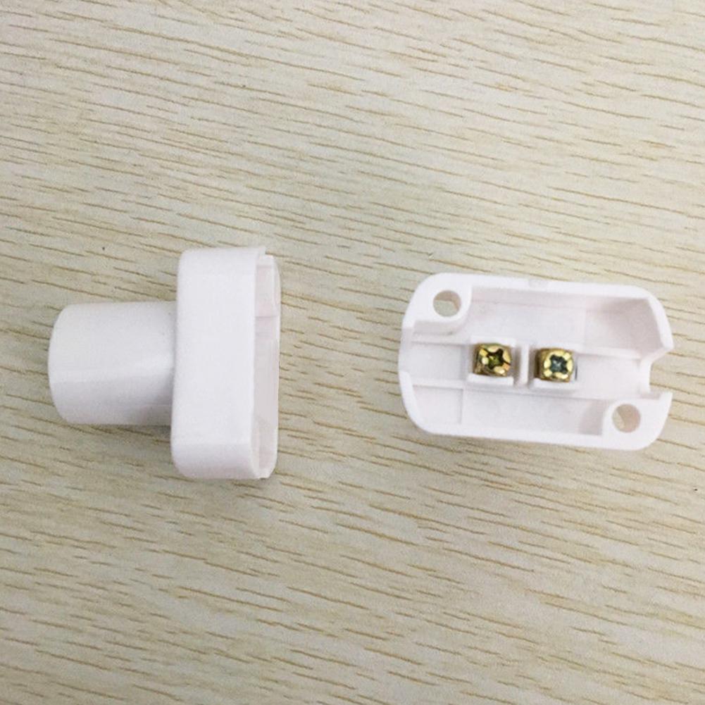 Base de bombilla E17, portalámparas de plástico cuadrado blanco para bombillas LED E17, Base de lámpara de prueba de envejecimiento