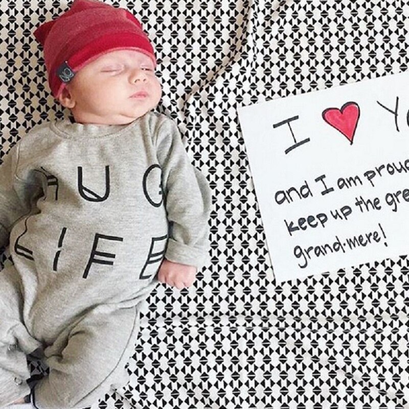 AA Baby Clothing Newborn Baby Boy Girl Romper Clothes Long Sleeve Infant Product