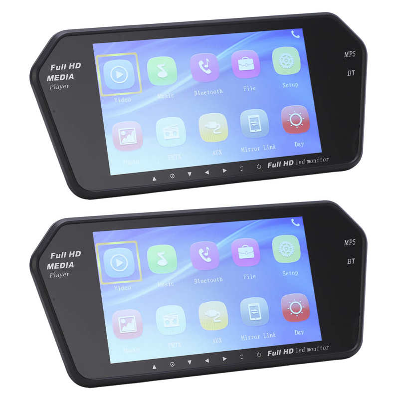 Reversing Monitor 7in Backup Camera Monitor with Remote Control for SUVs for Trucks for Cars