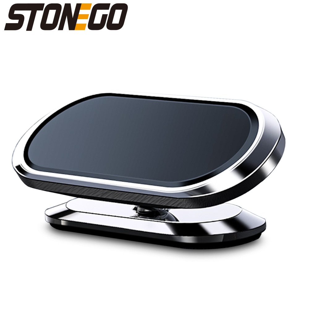 STONEGO-soporte magnético de Metal para teléfono móvil, accesorio giratorio de 360 grados, de aleación de Zinc, para coche