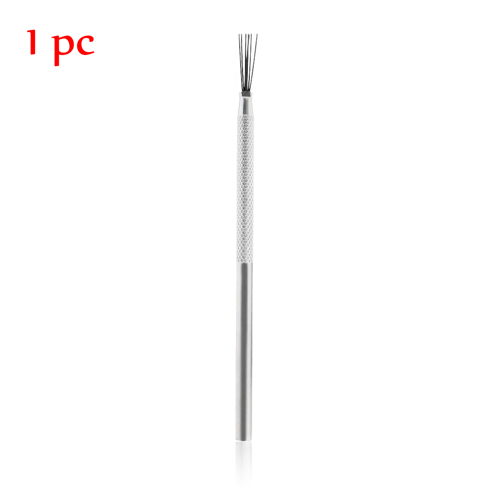 1/2PCS 7 Pin Feather Wire Texture Ceramics Tools Pottery Texture Brush Tools Polymer Clay Sculpting Modeling Tool Strong Wire: 1PC