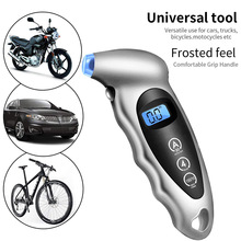 Digitale Auto Reifen Reifen Luft Manometer Meter LCD Anzeige Manometer Barometer Tester für Auto Lkw Motorrad