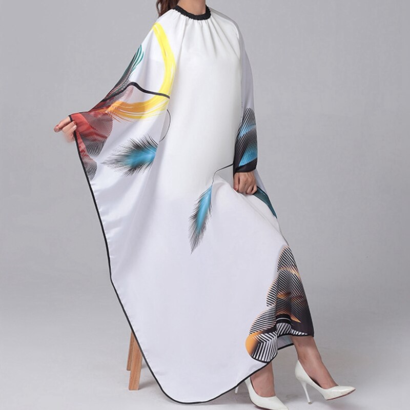 Modern Hairdressing Cape Soft Texture Material Hair Apron Vertical Fabric Hair Cutting Salon Gown Waterproof Cloth Cover