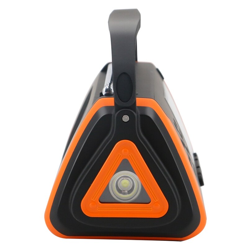 Digitale Display Draagbare Hand Crank Radio Zaklamp Led Zaklamp Usb Oplader Elektrische Solar Emergency Radio