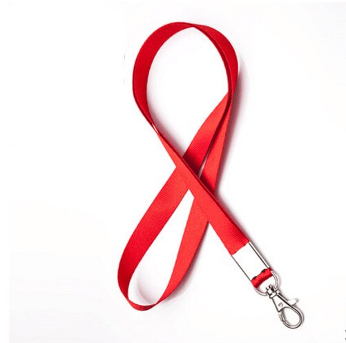 Landyard for Keys Neck Hanging Rope Work Id Card Holder Key Rings Neck Strap for Id Card Holder: Red