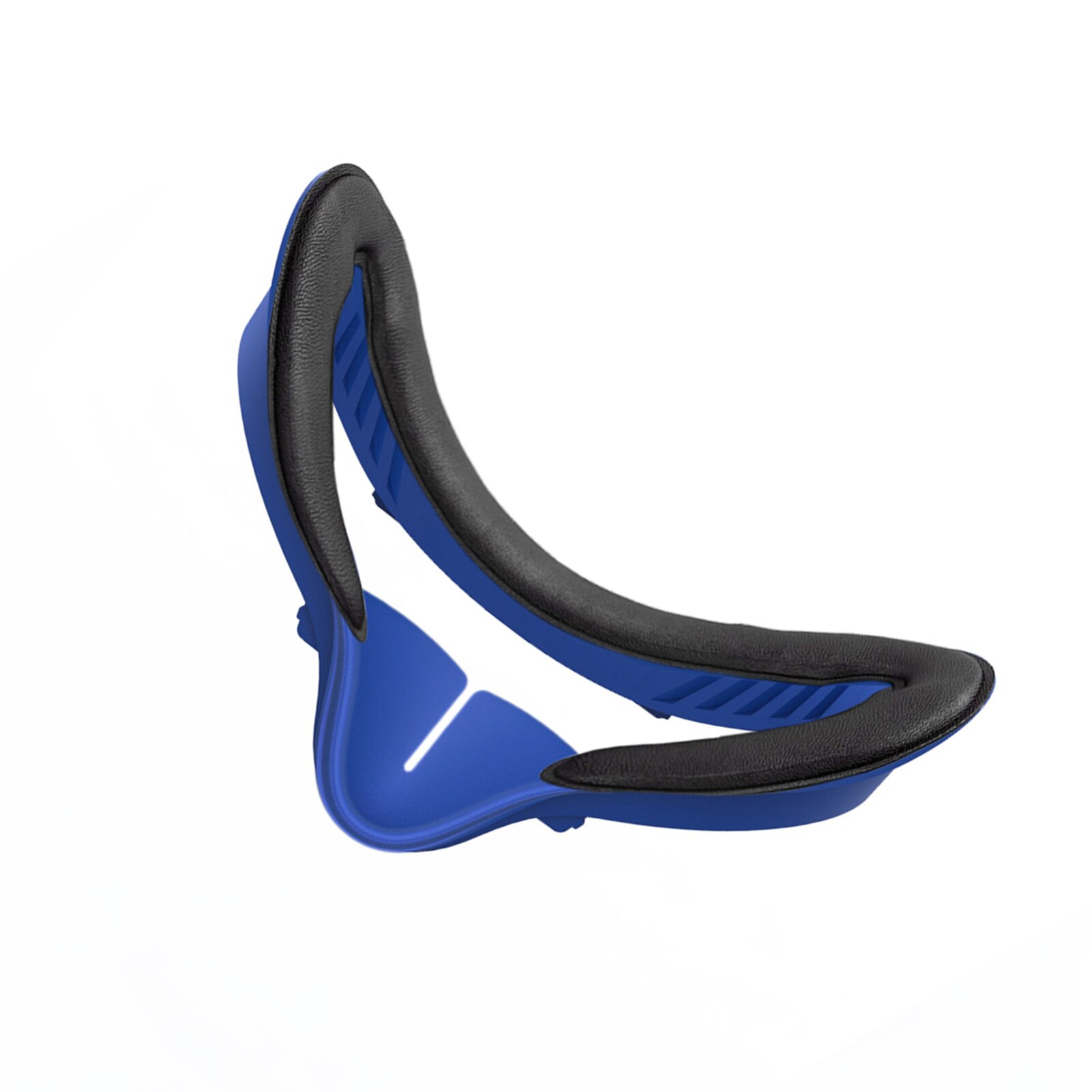 Vr Accessoires Eye Mask Cover Voor Oculus Quest 2 Vr Bril Licht Blokkeren Zachte Pu Lederen Gezicht Eye Cover Pad met Vr Lens Cover: Blue