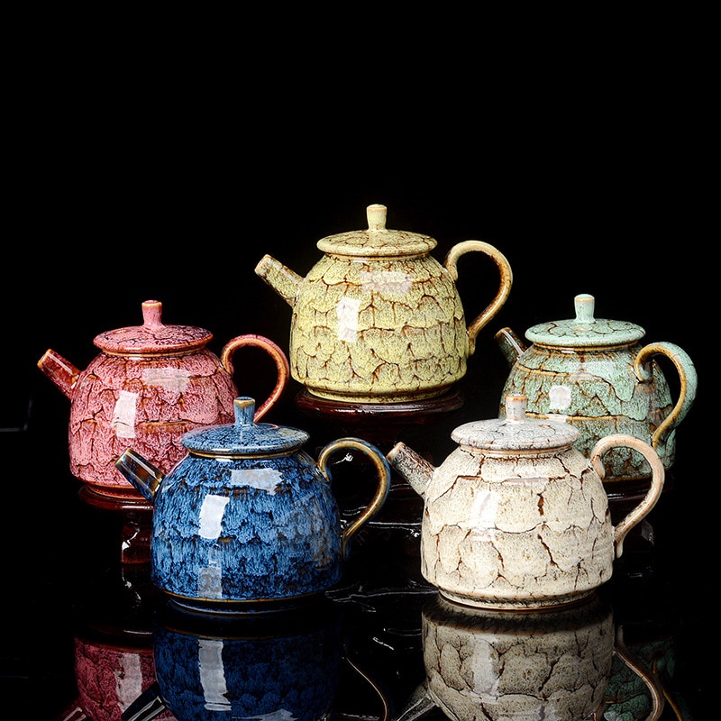 Tetera de cerámica de 300ML, exquisita tetera de cerámica de Kung Fu, tetera de té, tetera de porcelana, tetera tradicional china