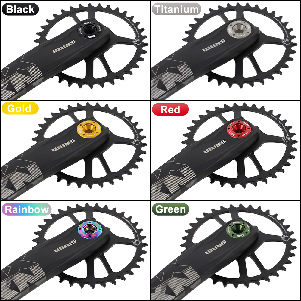 HEPPE Fahrrad Kurbel Arm Kappe für SRAM NX/GX/Gewalt/XX1/AXS Kurbel überspielen Kappe Kurbelgarnitur Schraube M18/M30 Sram Kurbel Bolzen Bausatz überspielen Kurbel Abdeckung