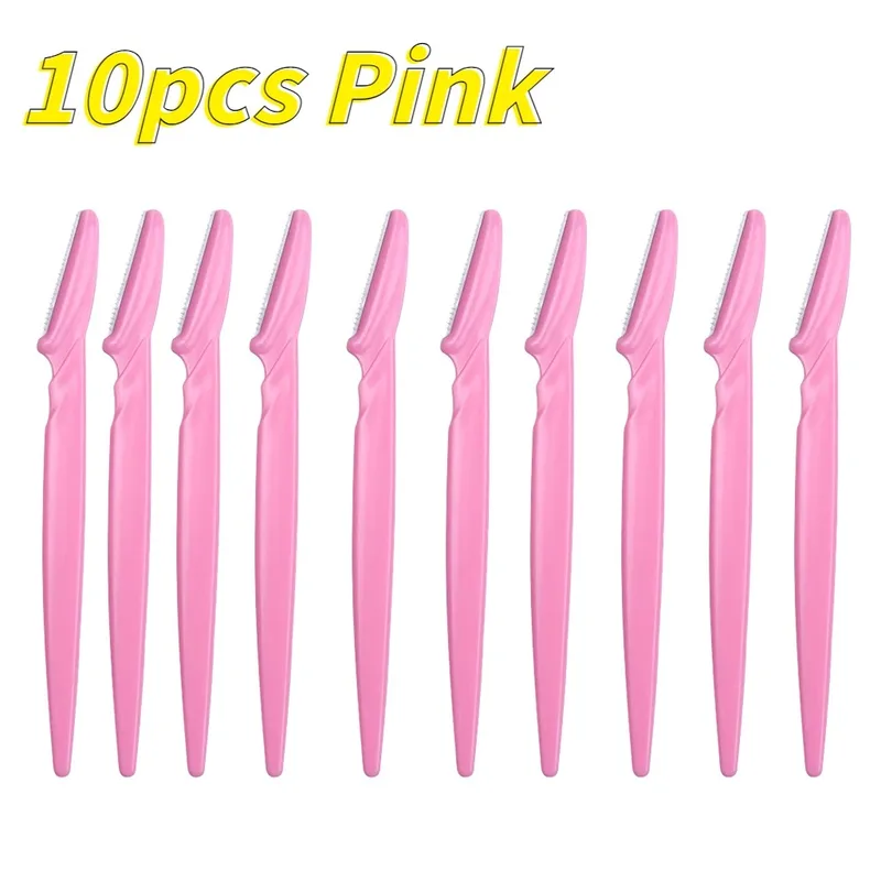 Wenkbrauw Trimmer Gezichtsscheerapparaat Draagbare Wenkbrauw Epilatie Ontharing Veiligheid Wenkbrauw Knippen Vrouw Make-Up Tools: YELLOW