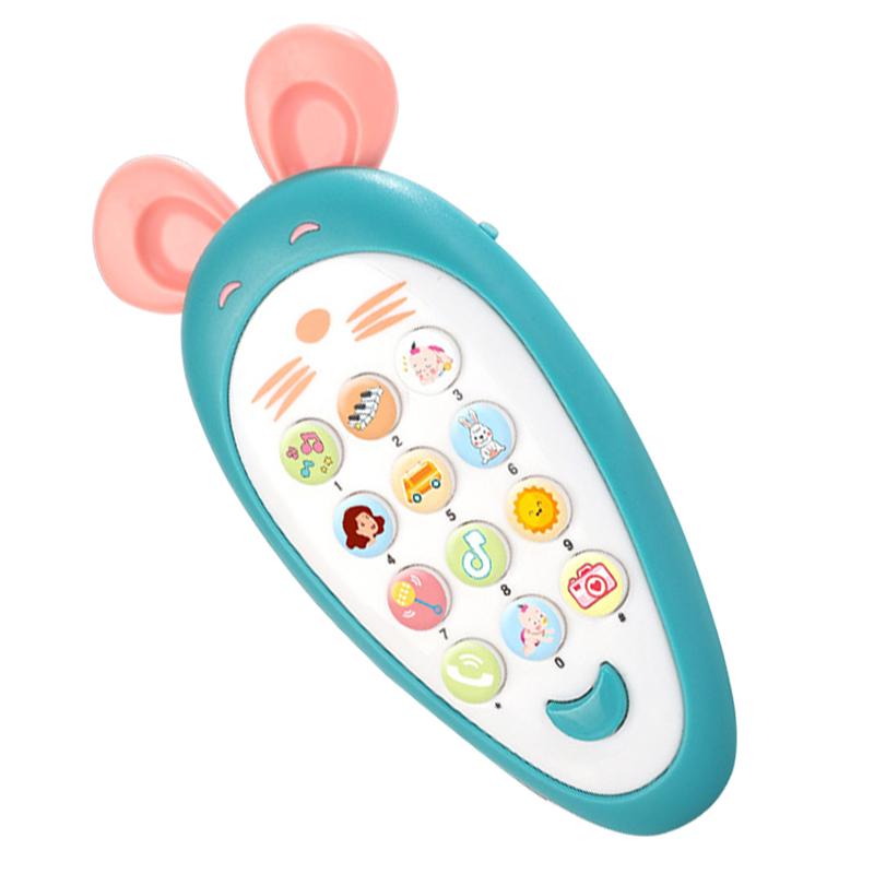 1Pc Baby Muziek Telefoon Speelgoed Mobiele Telefoon Speelgoed Telefoon Musical Educatief Speelgoed Kinderen Muziek Speelgoed Mobiele Telefoon Speelgoed