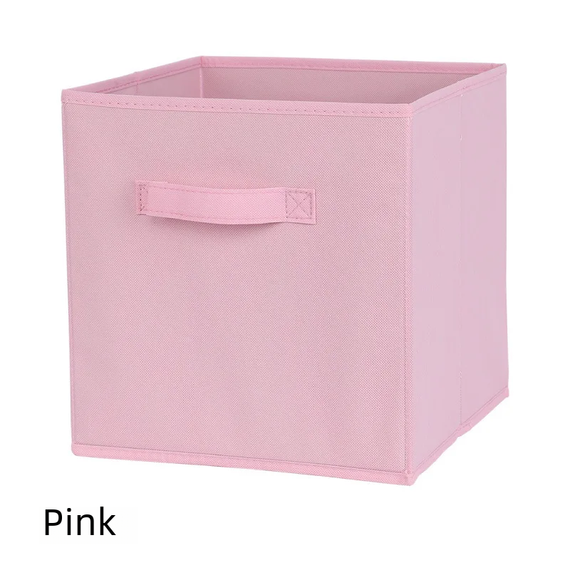 Fashionable Non-woven Fabric Storage Box No Lid Multi-functional Foldable Storage Box For Cabinet Organization