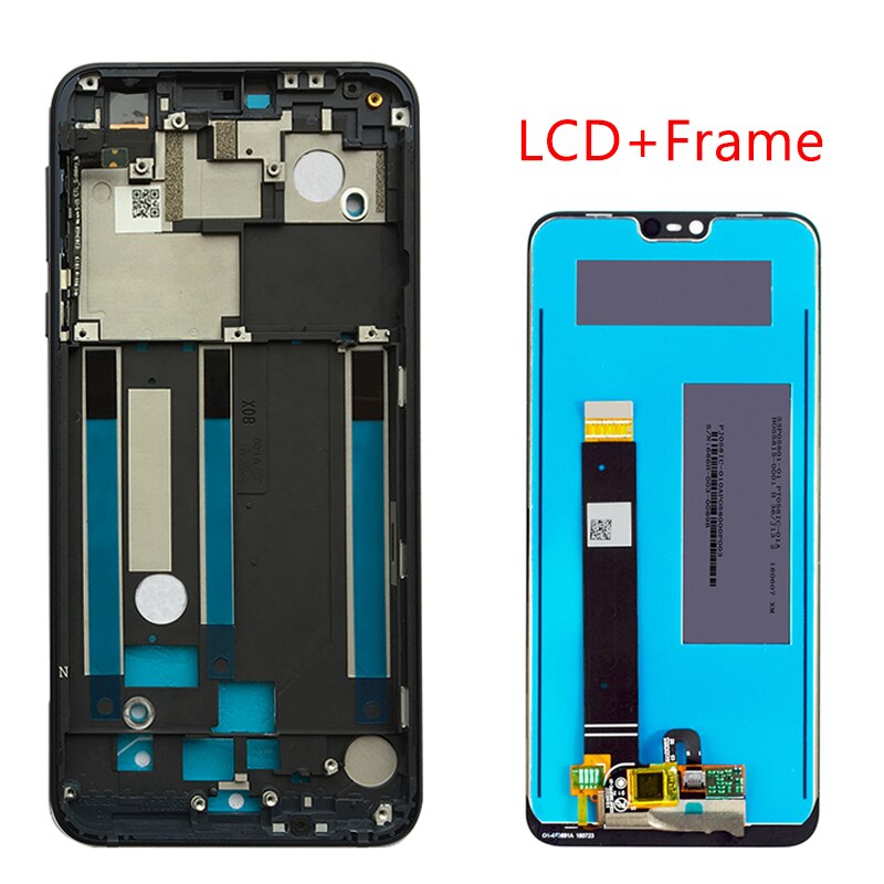 Nokia 7.1 LCD Display - 5.84" IPS Screen Replacement - Touch Digitizer Assembly - Black