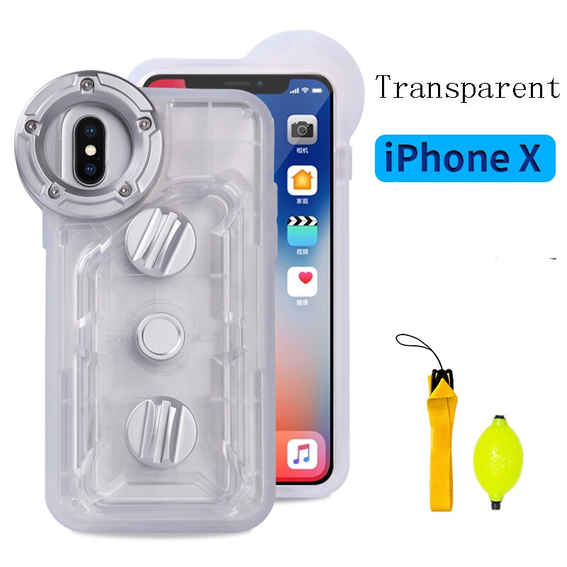 Waterproof Phone Case For Huawei P30 P20 P40 v30 Mate 30 Pro Diving Surfing Swimming Snorkeling Photo Video for xiaomi mi9 Cover: For iphone X Tra