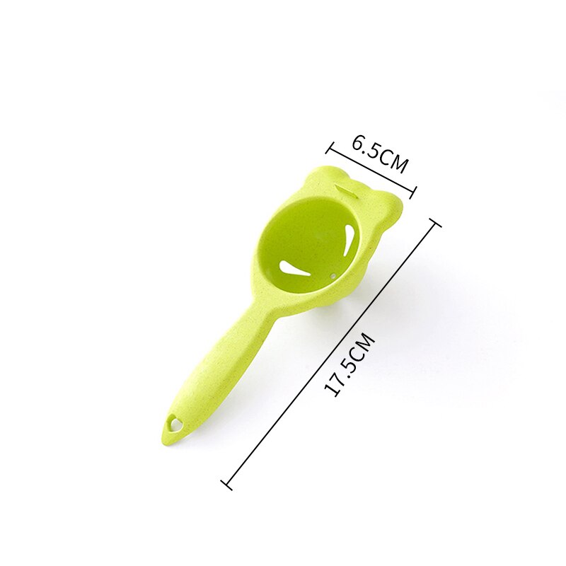 Uovo di plastica Separatore DIYYolk Vagliatura per Uso Domestico Bianco D'uovo Tuorlo Filtro chef di Cucina Sala Da Pranzo Cucina gadget Uova, Utensili E Accessori: verde