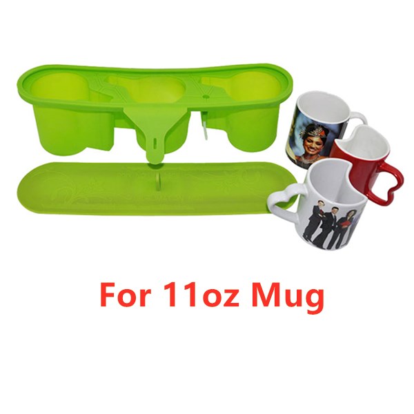 3D Sublimation Silikon Form Becher Klemme für 12 UNZEN Kegel Tassen Wärme Transfer Druck Becher Wraps 11 UNZEN 12 UNZEN 15 UNZEN: schwarz auf blau