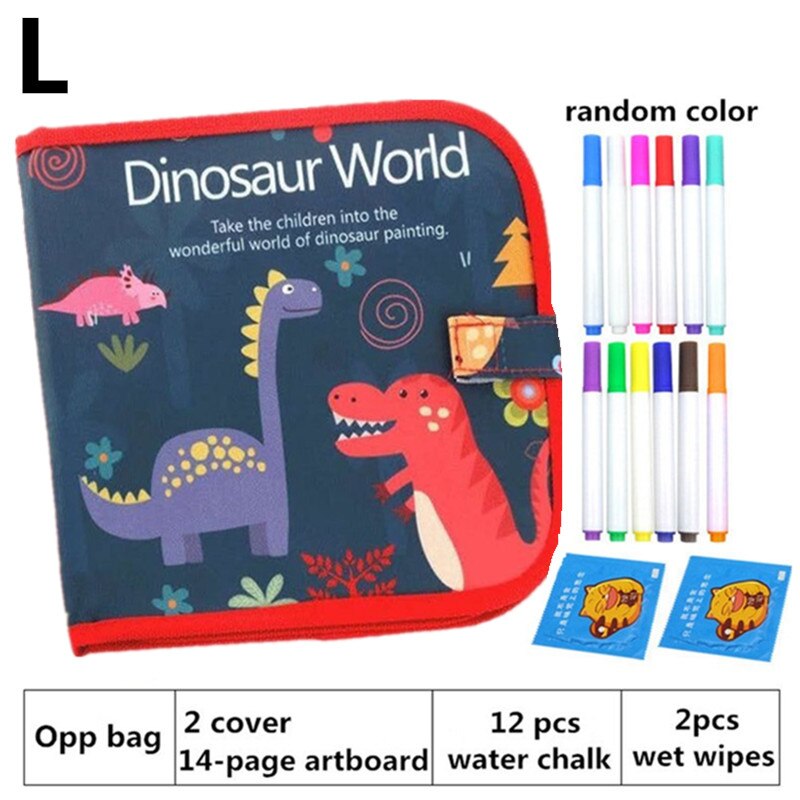 VIP 1 Set Portable Soft Chalk Drawing Board: L 14 pages