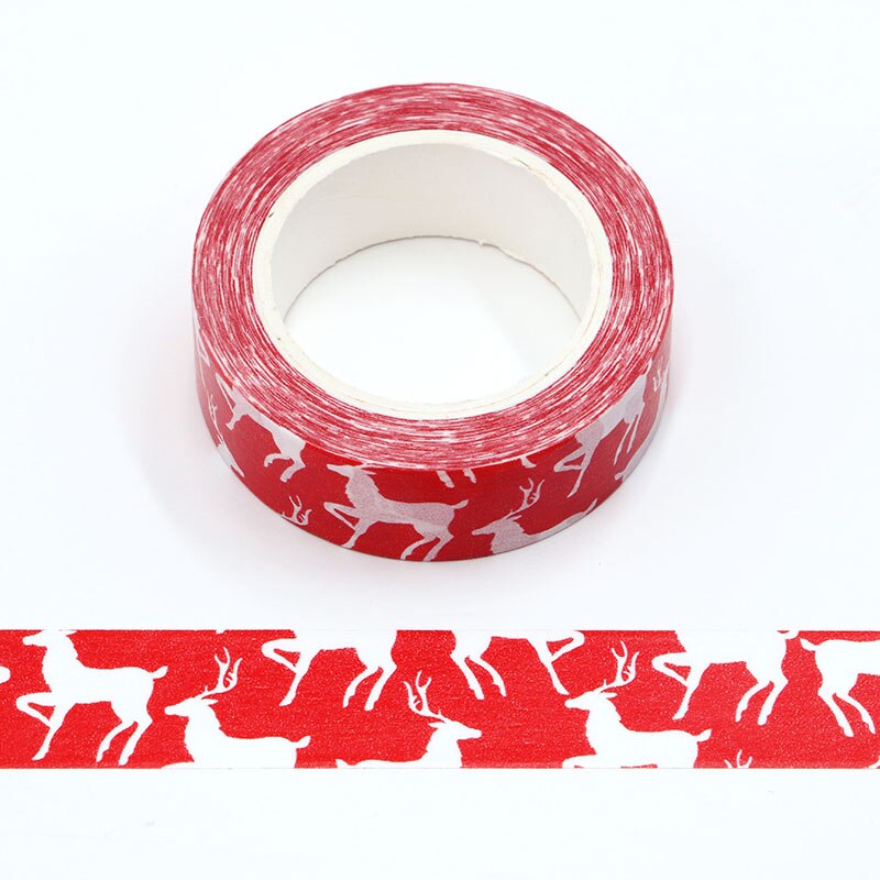 Ruban adhésif Washi pour masquage de joyeux noël, décoration pour étiquette Scrapbooking, Diy bricolage: B287