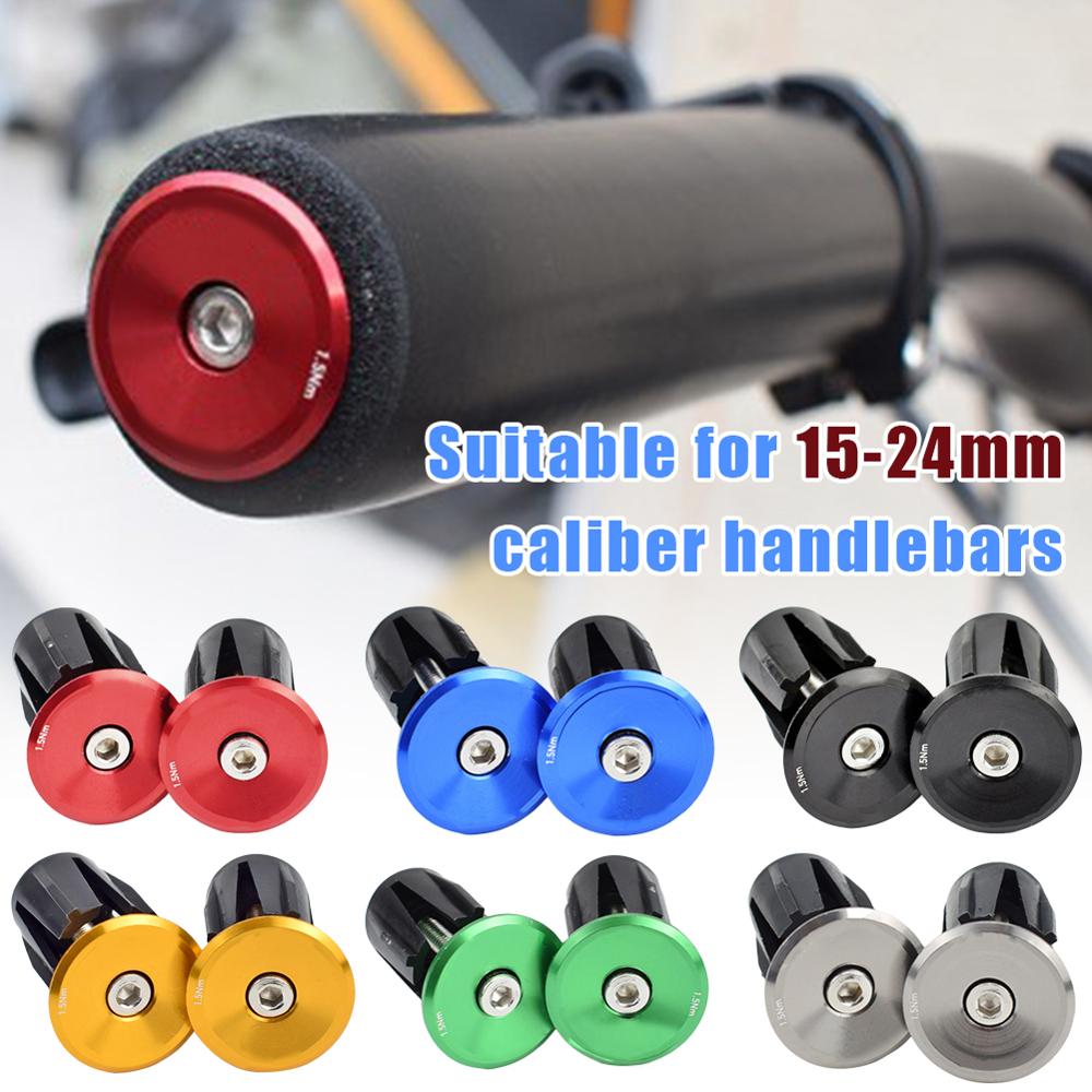 1 Paar Fiets Grips Handle Bar Ends Cap Bmx Mtb Stuur Stekkers Fietsstuur Weg Mountainbike Fiets Accessoires