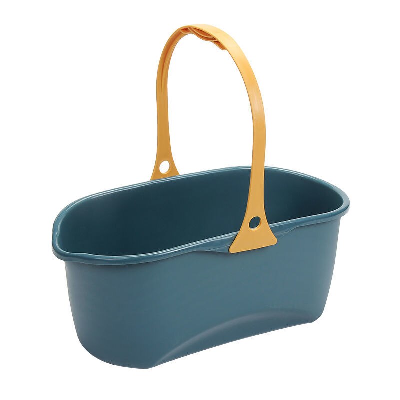 Mop Bucket Home Bathroom Kitchen Outdoor Clean Bucket Fishing Camping Car Wash Bucket Wash Mop Bucket For Washing Floors: blackish green