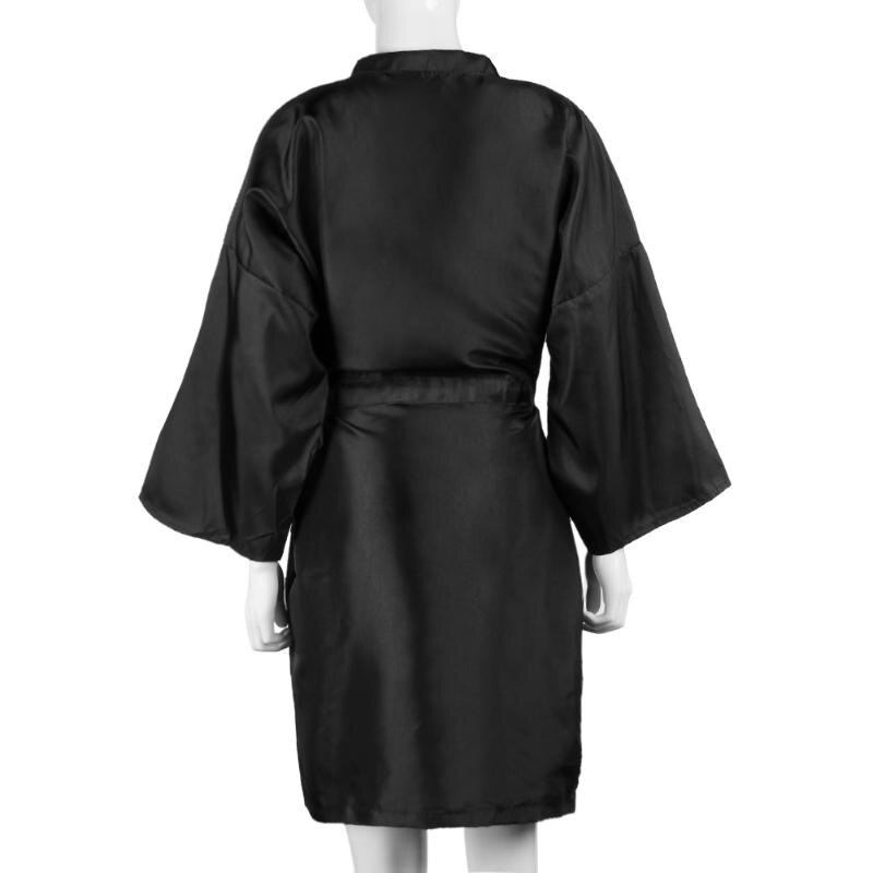 1Pc Kappers Kimono Gown Haar Shampoo Kleding Kapper Overalls Schoonheidssalon Kapper Spa Gast Badjas Gown Peluqueria