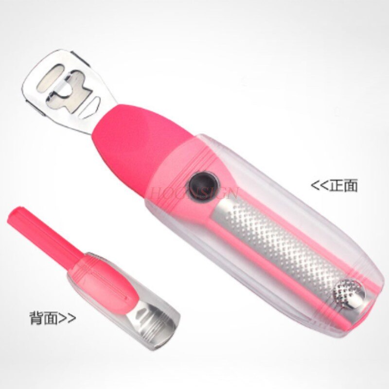 Pedikyrverktøy dobbelthodet fot høvelkniv sett dekor fotverktøy til død hud gammel mann skraping pedikyr kniv sliping