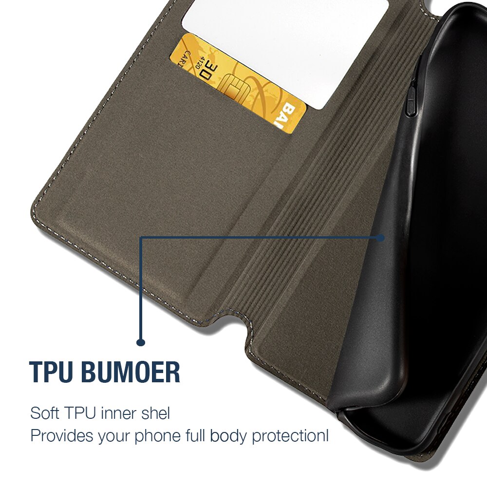 For HTC Desire 21 Pro 5G Case For HTC Desire 21 Pro 5G View Window Cover Invisible Magnet and Card Slot and Stand