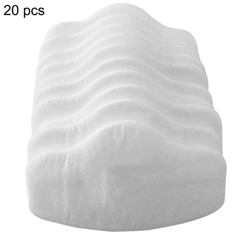 Máscara de Gas de media cara respiratoria a prueba de polvo filtros de alta eficiencia protección de grado Industrial Anti PM2.5 almohadilla de máscara respiradora: 20 Filter