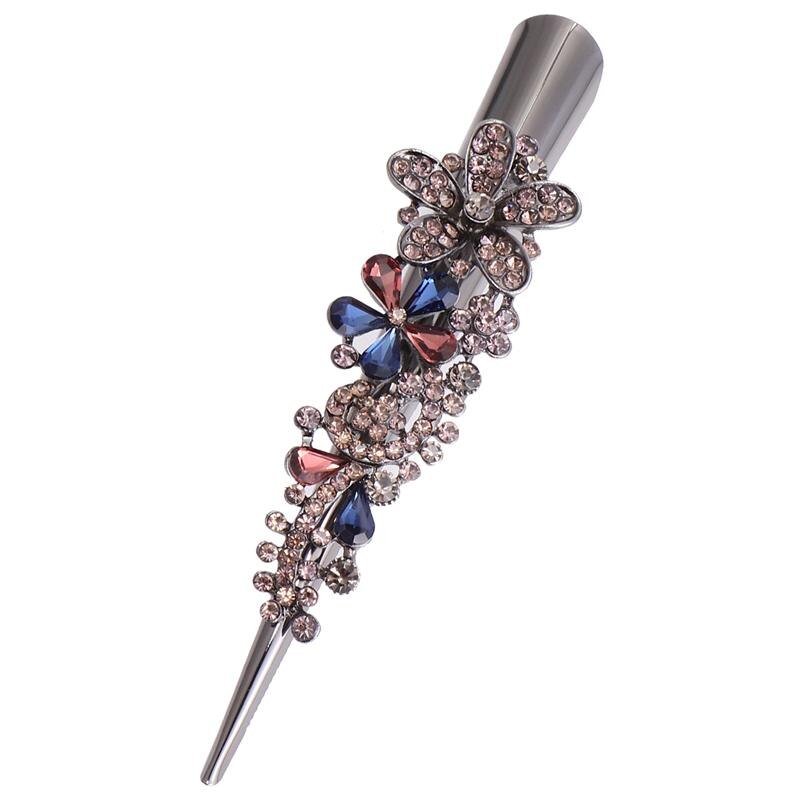 Eendenbek Clip Grote Bondgenoot Haar Pin Strass Bezaaid Haarspeld Haar Clip Bobby Pin Haar Styling Barrette Hoofddeksels Haar Accessoire: Colorful