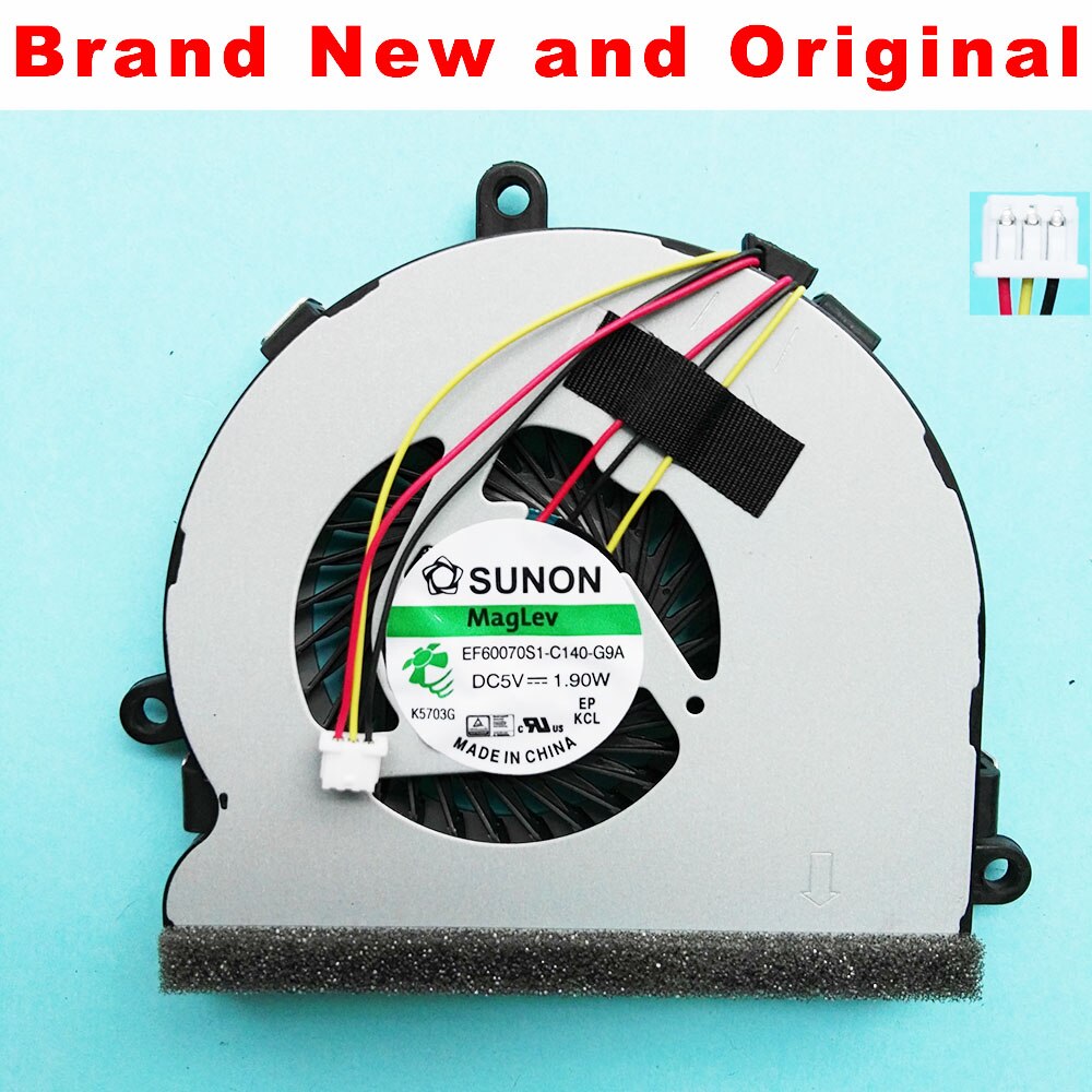 CPU fan voor Dell Inspiron 15R 3521 3721 5521 5535 5721 laptop CPU koelventilator koeler EF60070S1-C140-G9A 074X7K