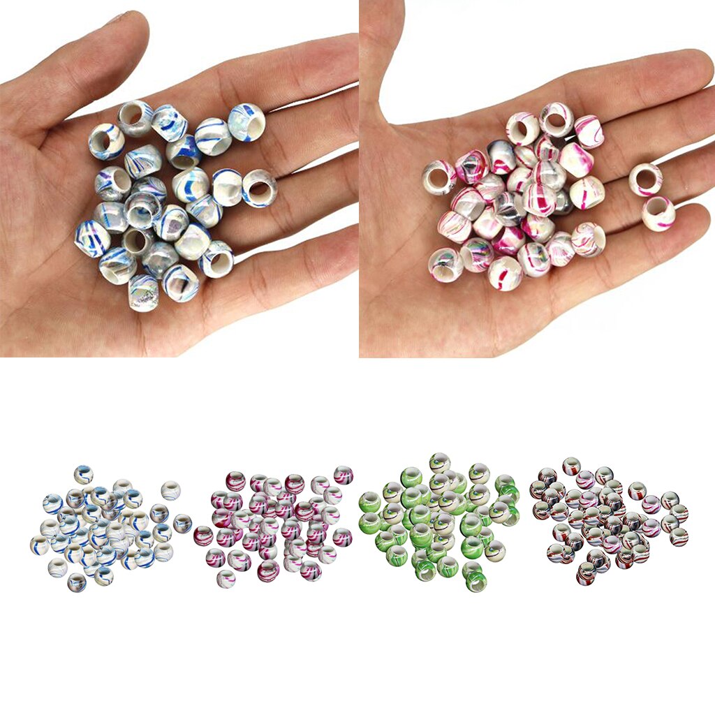 50 stykker dreadlocks perler sæt hårringe smykker til fletninger dreadlocks tilbehør hårmanchetter hårfletning