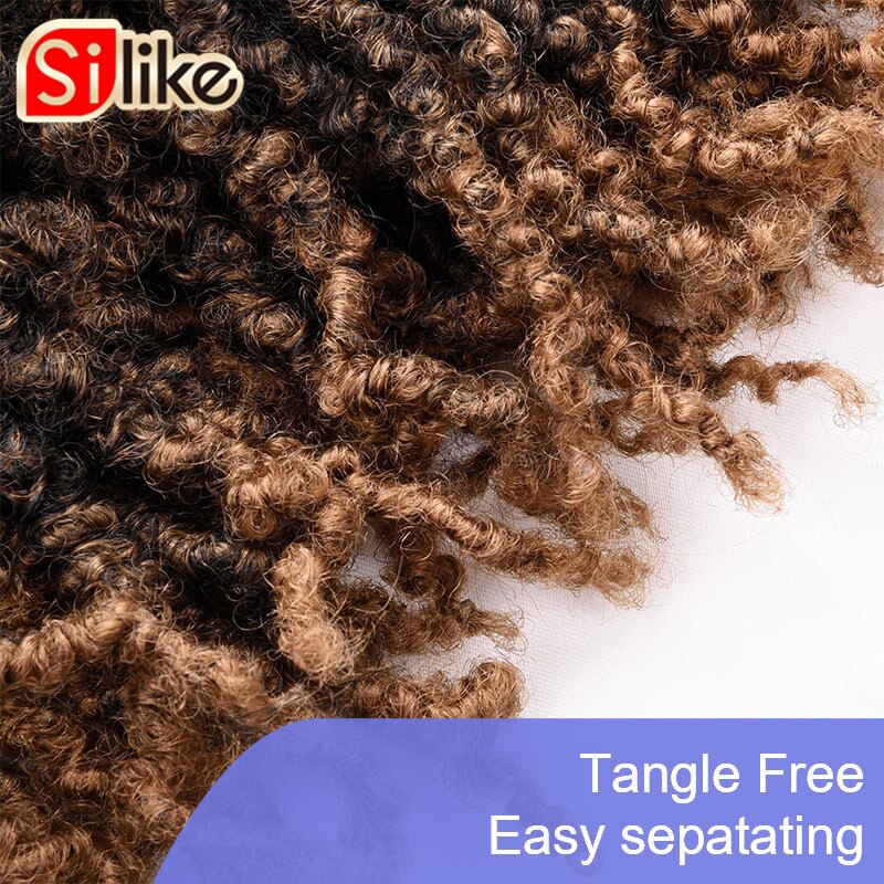 16inch Distressed Butterfly Goddess Locs Crochet Hair Bob Faux Locs Crochet Braiding Hair 12strands Messy Soft Locs