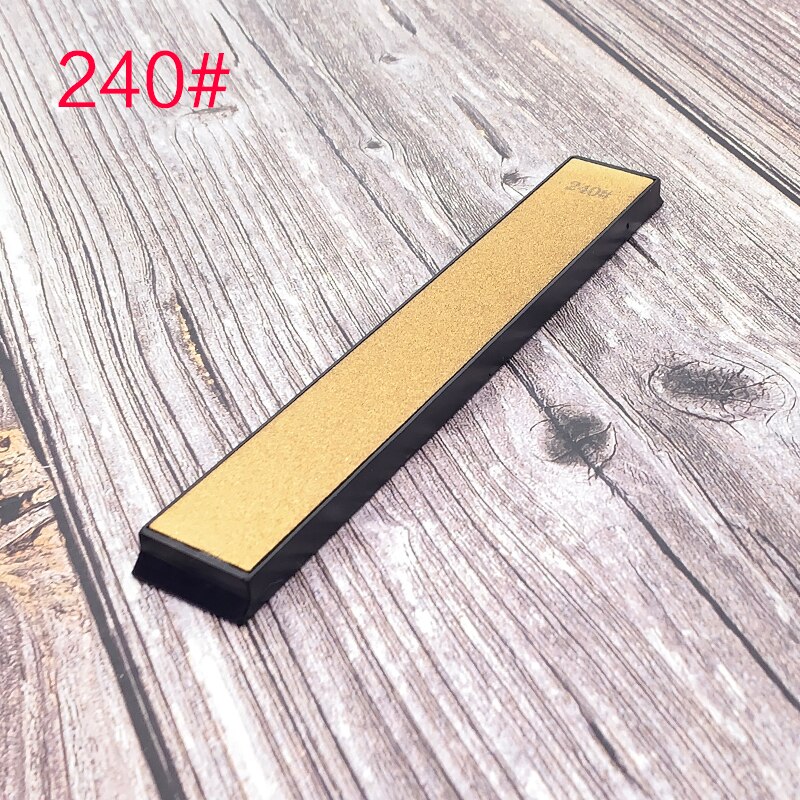 Diamant doré bru pierre de mise en forme angle fixe tranchant ener pierre de rodage couteau de cuisine bord d'apex la lame est tranchante: 240 Grit