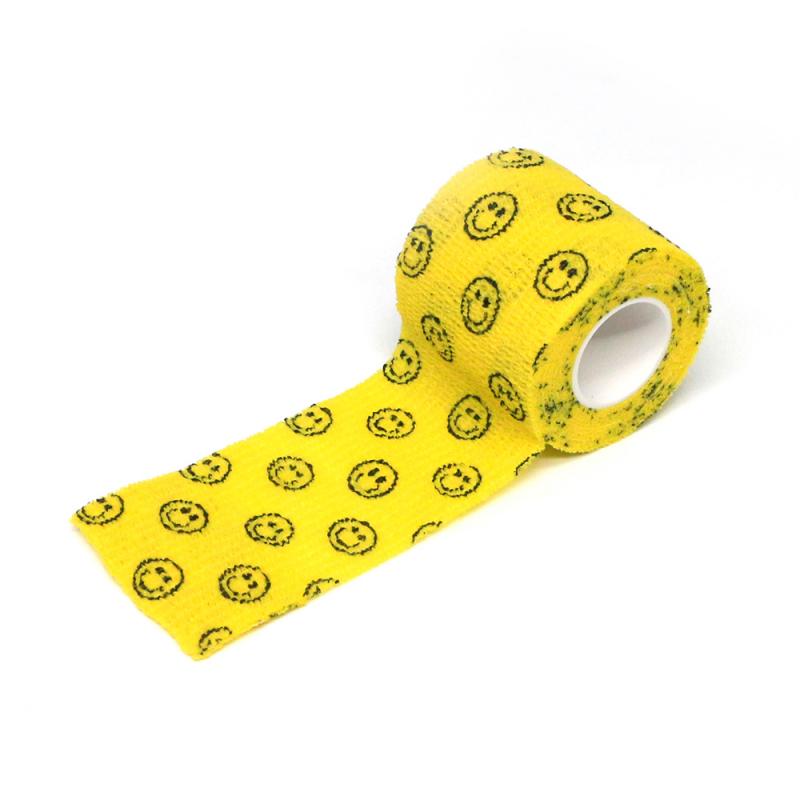 5cm*4.5m First Aid Tool Knee Pads Cartoon Pattern Self Adhesive Elastic Bandage Sport Tape Elastoplast Emergency Muscle Tape: Green