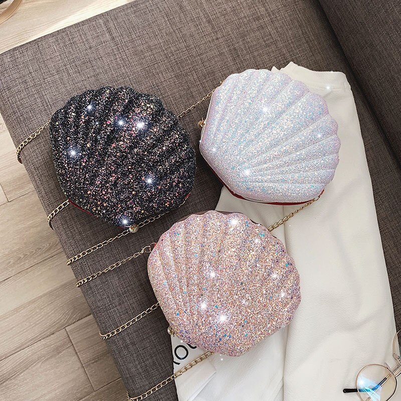 Nova chegada moda feminina meninas glitter crossbody saco na moda carta impressão lantejoulas bolsa de ombro com alça de ombro destacável
