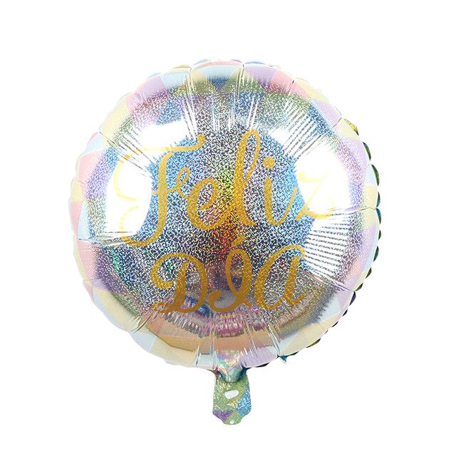 10 stk 18 tommer rund form feliz cumpleanos spansk tillykke med fødselsdagen indretning mylar folie helium balloner globos baloes luftkugler: Camouflage