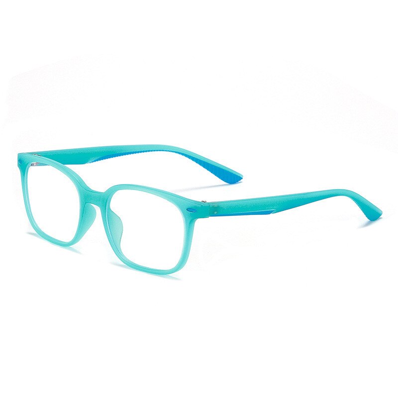 JASPEER Rectangle Kids Computer Glass Children Blue Light Blocking Glasses for Boys Girls Eyeglasses Retro TR90 Light Frame: 5