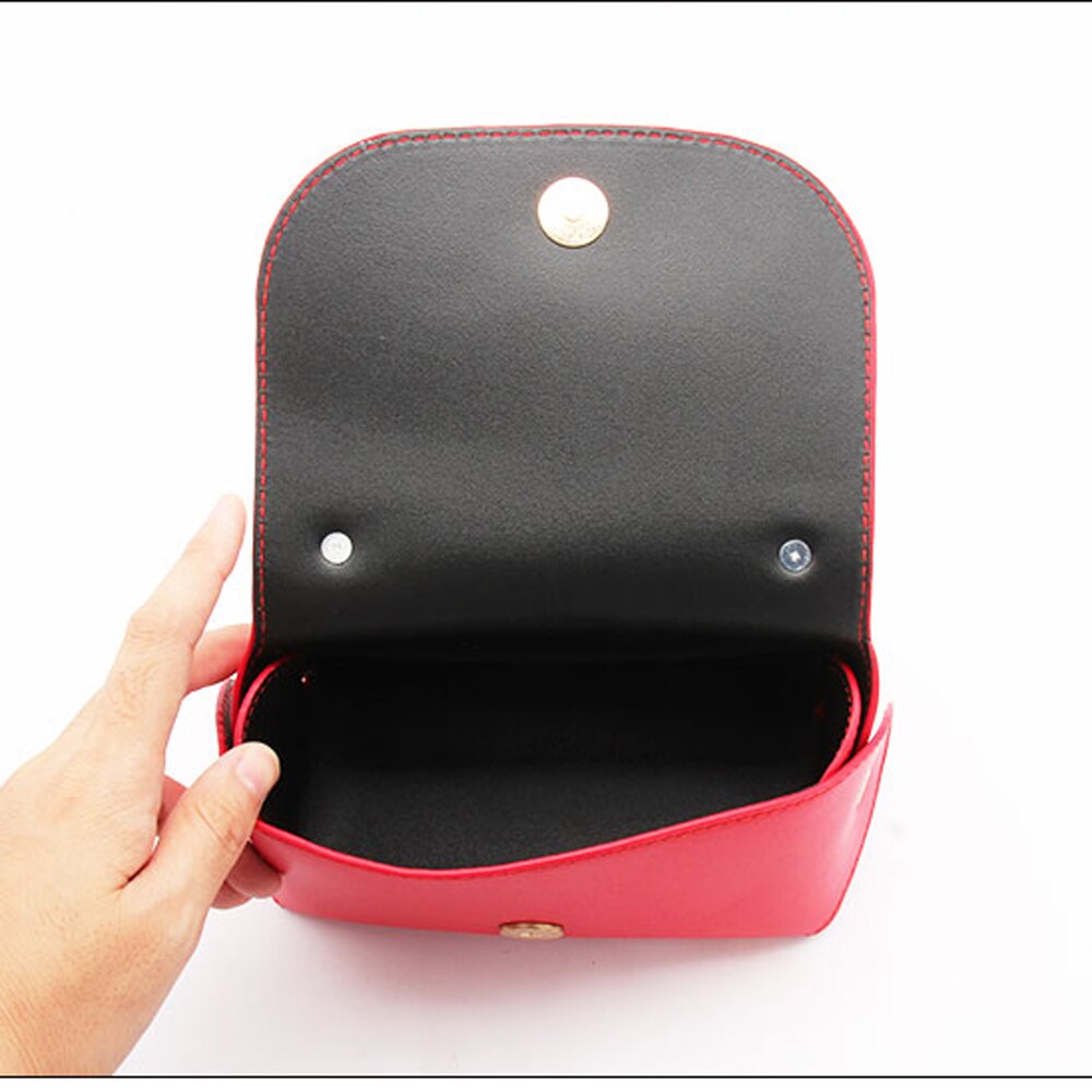 DIY leather craft tas kleine handtas naaien patroon pvc template