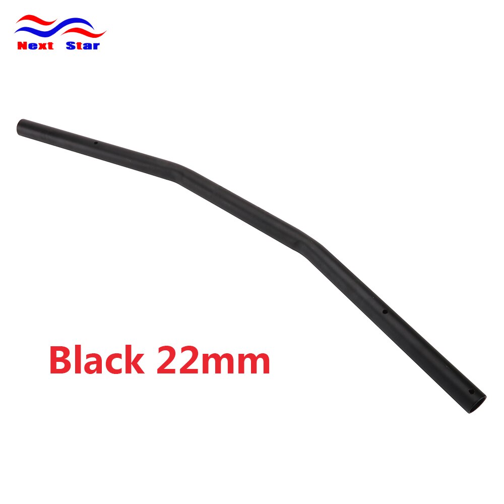 Motorcycle 22mm 25mm iron Handlebar Handle Bar For HONDA KTM KAWASAKI YAMAHA SUZUKI Off Road Motocross Pit Bikes Dirt Bike: Black 22MM