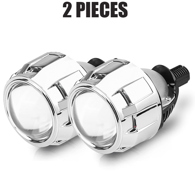 Halo Angel Eyes Lens Projetor, Faróis de carro Retrofit, 2.5 Polegada, 80mm, alta, feixe baixo, bi luzes LED, H4, H7, 9005, HB3, 9006, HB4: Verde exército / Cristal Azul