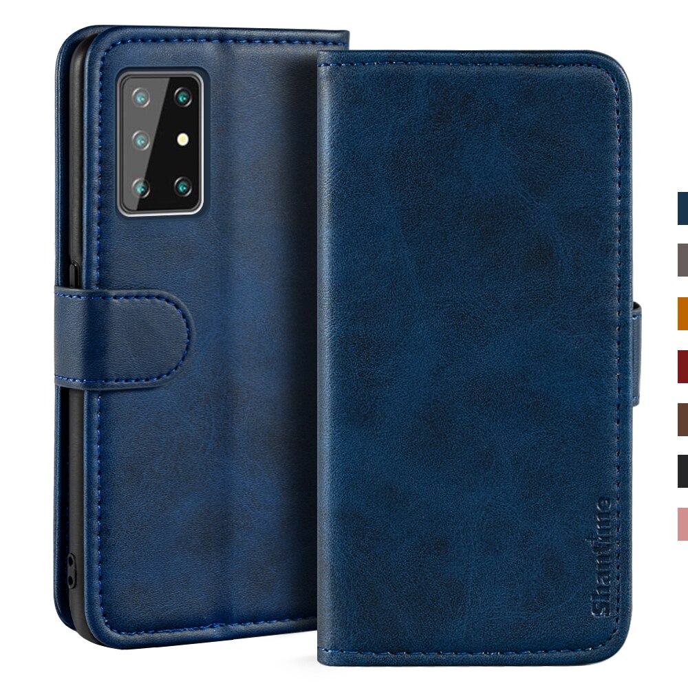 Funda magnética de cuero para móvil, funda para Cubot X30, Hafury GT20, con soporte: For Hafury GT20 / Blue