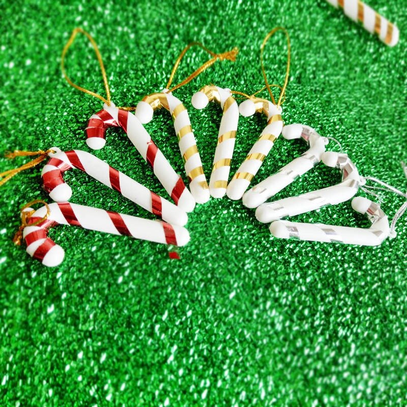 100 Pcs Kerstboom Opknoping Candy Cane Ornamenten Festival Party Kerstboom Decoratie Kerst Decoratie Benodigdheden