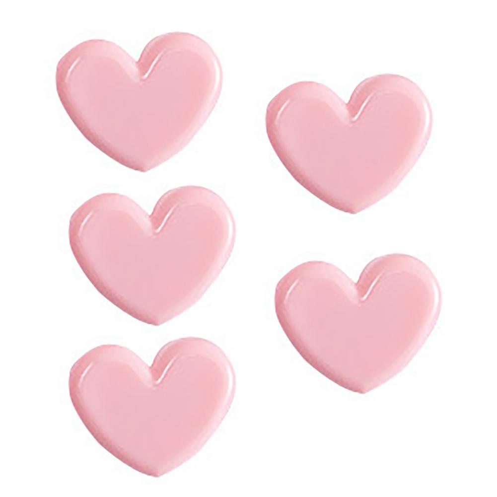 Paper Clip Solid Color File Clip Stationery Wide Application Attractive Heart Shaped Paper Clamp: Default Title