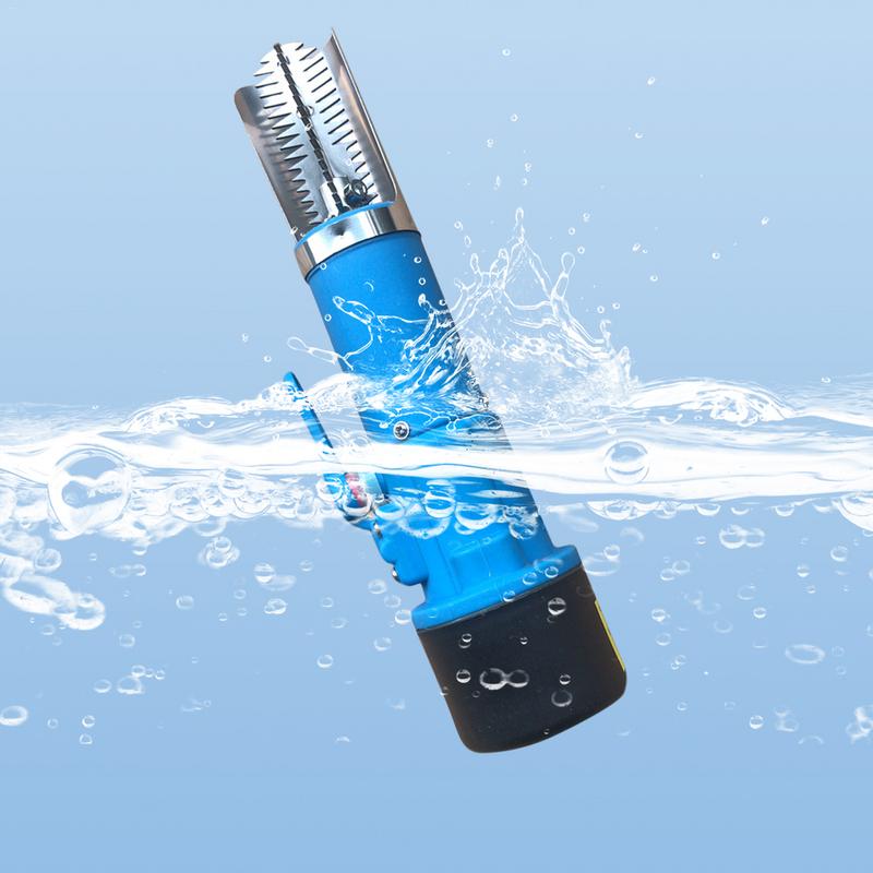 Electric Rechargeable Fish Scaler Waterproof Handheld Automatic Fish Skin Deslagger Scale Scraper Blade Home Scaling Cleaner