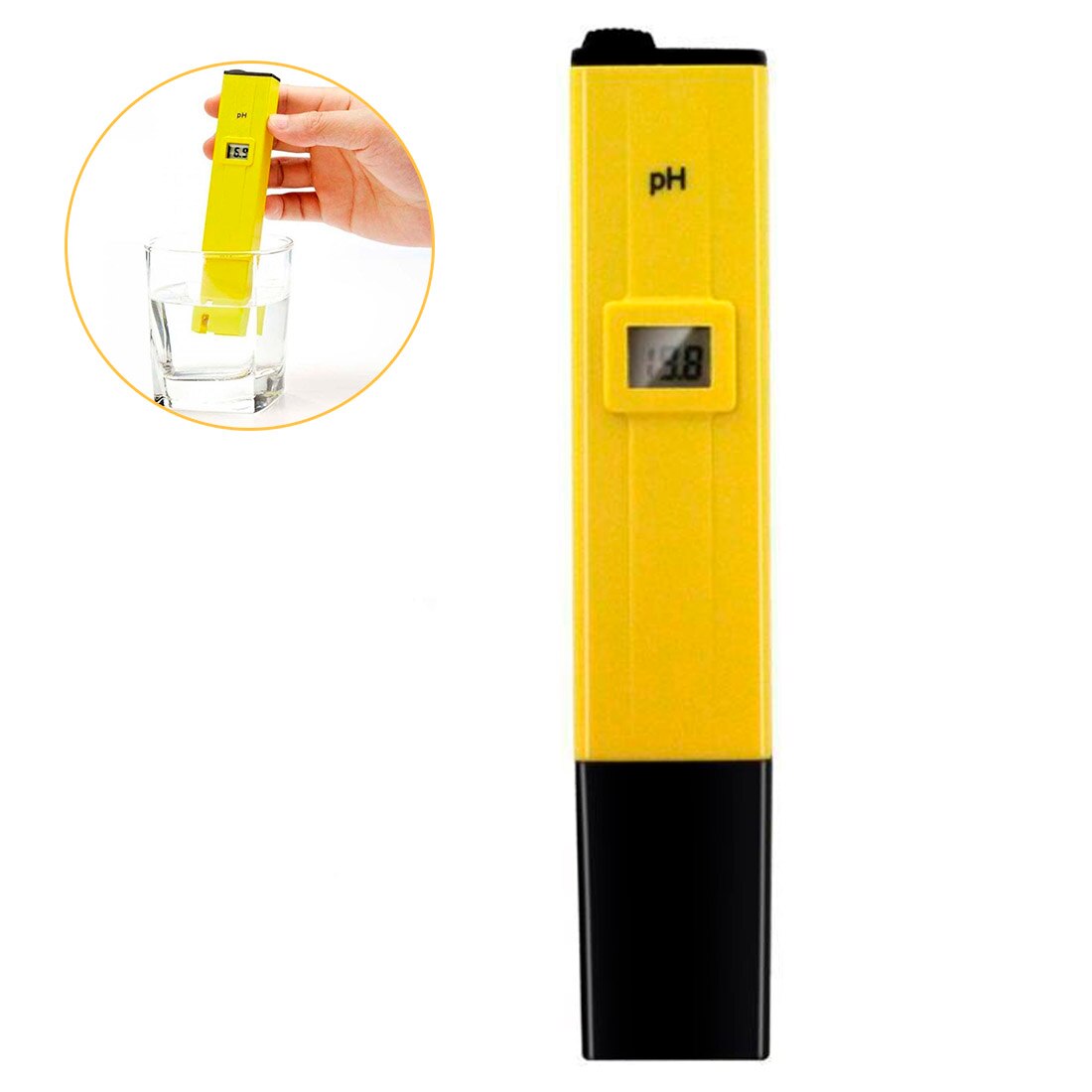 PC101 PH CL2 Chlorine Tester Water Tester Portable Home Swimming Pool Spa Aquarium PH Meter Monitor Checker Tools: D