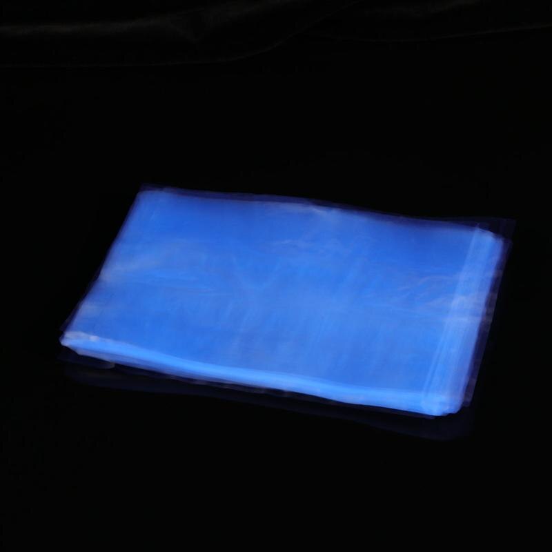 100 sztuk PVC folia termokurczliwa torby robić mydła butelki bomby robić kąpieli opakowanie prezent kosze (10x15cm)