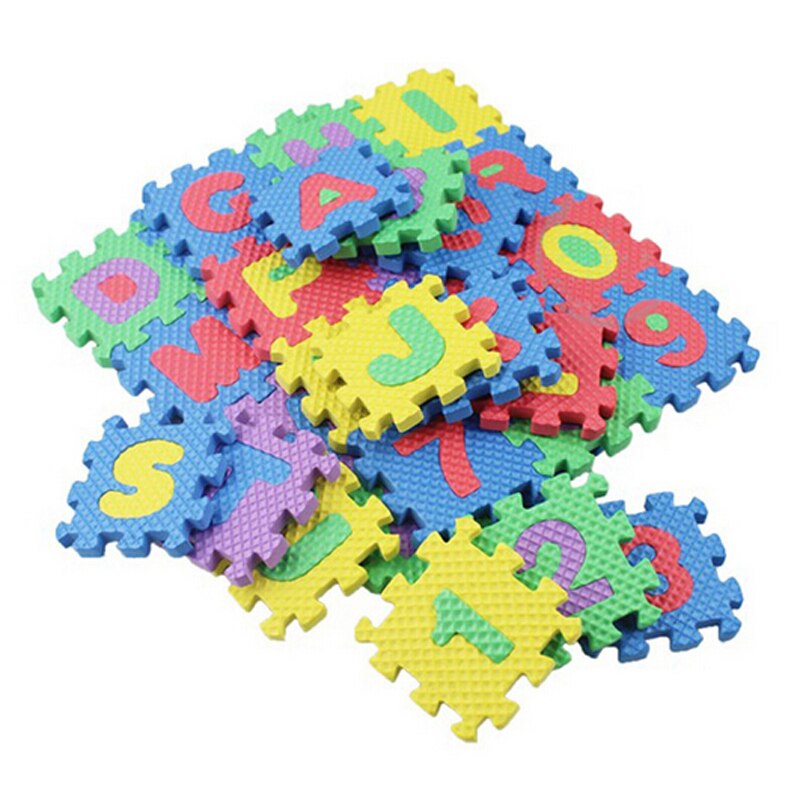 36 pièces mousse Puzzle tapis apprentissage ABC Alphabet étude enfants lettres plancher jouer jouet éducation apprentissage jouets