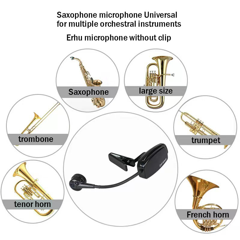 Funk mikrofon geeignet für Saxophon Trompete/Posaune Französisch Horn und andere Instrumente mehrere Orchester sind universell